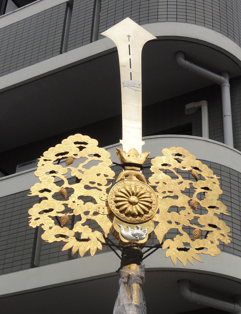 図２　御霊神社の蓬莱鉾