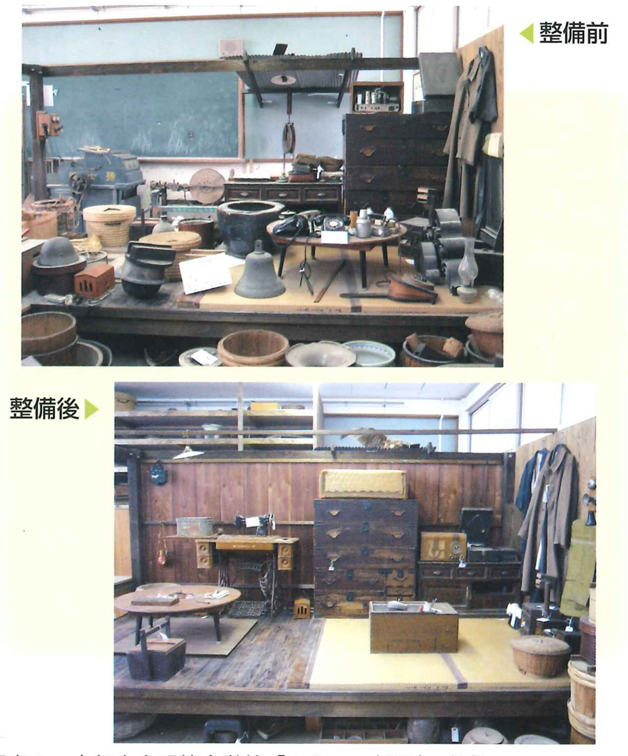 ［写真２］ 京都市立明徳小学校「トトロの部屋」の整備
